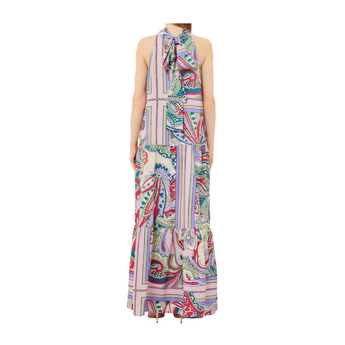 Liu Jo Abito lungo Abito Donna a collo alto con fantasia Multicolor - Francavilla Moda